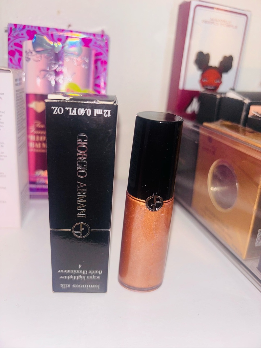 Giorgio Armani Luminous Silk Liquid Highlighter - Shimmering Bronze-Copper
